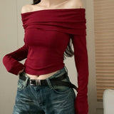 Boogzel Apparel Love So Dangerous Bardot Top, view 4