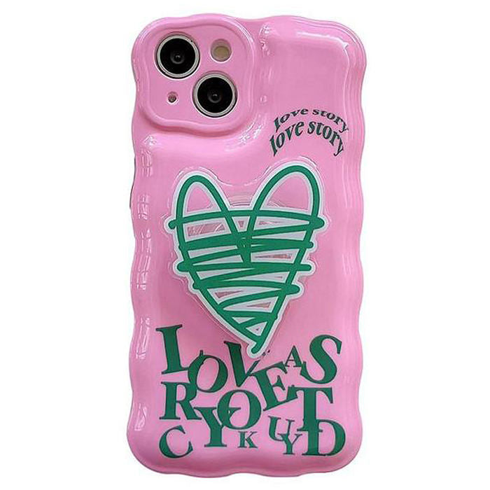 Boogzel Apparel Love Story Heart iPhone Case