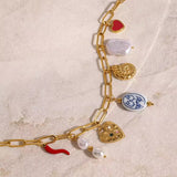 Boogzel Apparel Love Token Charm Necklace, view 3
