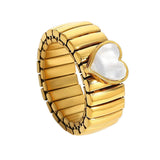 Boogzel Apparel Lover Girl Statement Ring, view 3
