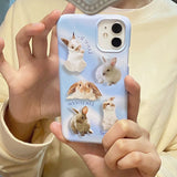 Boogzel Apparel Lucky Rabbit iPhone Case, view 3