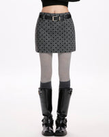 Boogzel Apparel Madeleine Polka Dot Mini Skirt, view 2