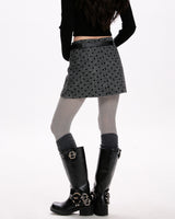 Boogzel Apparel Madeleine Polka Dot Mini Skirt, view 5