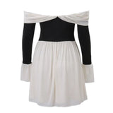 Boogzel Apparel Mademoiselle Bow Off Shoulder Dress, view 2