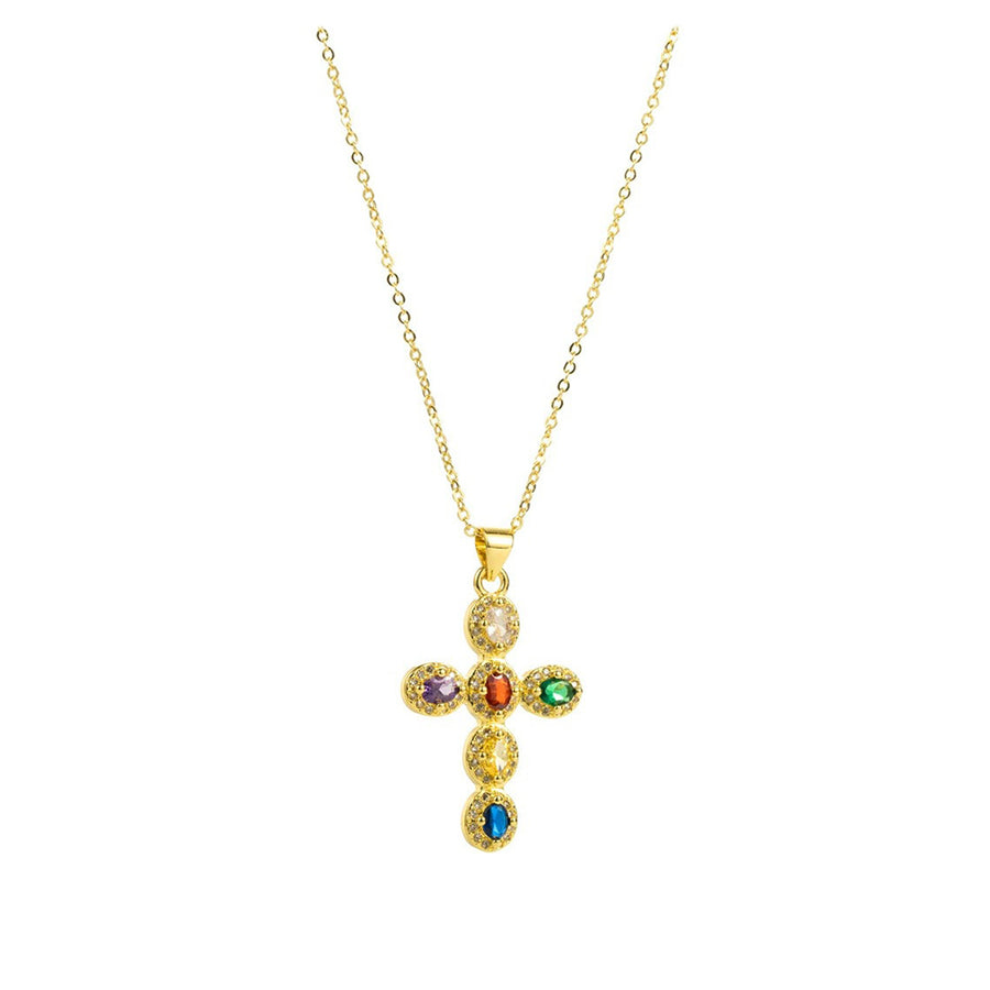 Boogzel Apparel Mafia Mama Cross Charm Necklace