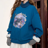 Boogzel Apparel Magic Witches Printed Sweatshirt, view 3