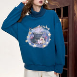 Boogzel Apparel Magic Witches Printed Sweatshirt, view 4