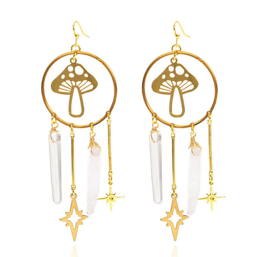 Boogzel Apparel Magical Mushroom Earrings