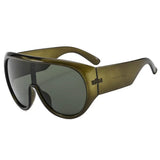 Boogzel Apparel Main Character Oversized Sunglasses, view 2