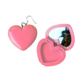 Boogzel Apparel Makeup Mirror Earrings, view 2