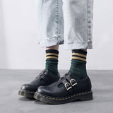 Boogzel Apparel Mary Jane Buckle Flats, view 3