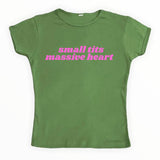 Boogzel Apparel Massive Heart Crop Top, view 2