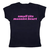 Boogzel Apparel Massive Heart Crop Top, view 3