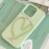 Boogzel Apparel Matcha Mood Aesthetic iPhone Case, view 3