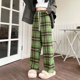 Boogzel Apparel Matcha Mood Plaid Pants, view 2