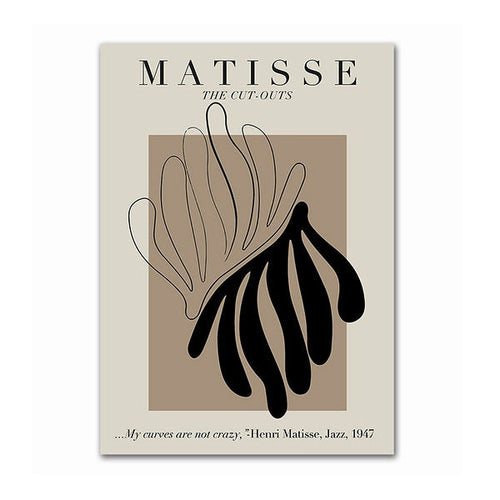 Boogzel Apparel Matisse The Cut-Outs Canvas Posters