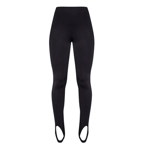 Boogzel Apparel Matte Black Stirrup Leggings