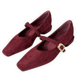 Boogzel Apparel Meet Me On Campus Mary Jane Flats, view 4