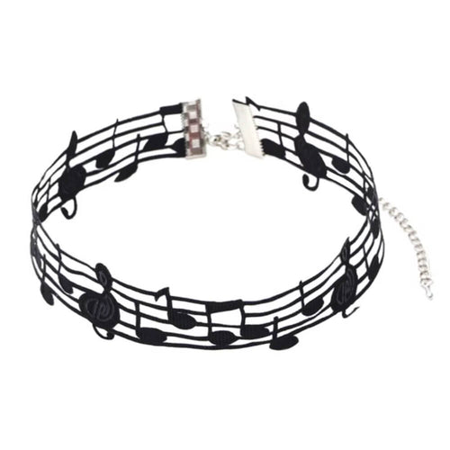 Boogzel Apparel Melody Music Note Choker