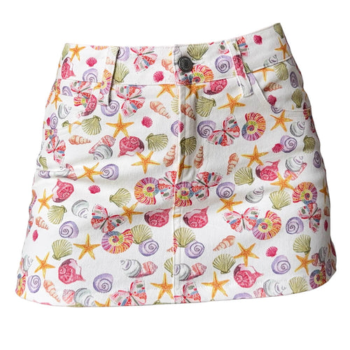 Boogzel Apparel Mermaid Aesthetic Denim Mini Skirt