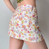Boogzel Apparel Mermaid Aesthetic Denim Mini Skirt, view 3