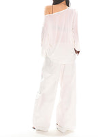 Boogzel Apparel Mermaid Aesthetic Off-Shoulder Top, view 6