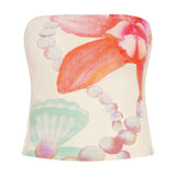 Boogzel Apparel Mermaid Aesthetic Tube Top, view 2
