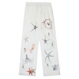 Boogzel Apparel Mermaid Aesthetic Wide-Leg Trousers, view 2