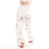 Boogzel Apparel Mermaid Aesthetic Wide-Leg Trousers, view 4