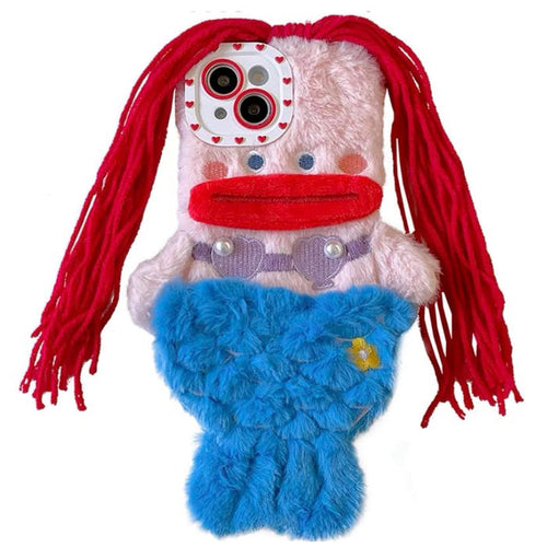 Boogzel Apparel Mermaid Fuzzy iPhone Case