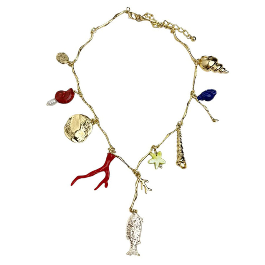Boogzel Apparel Mermaidcore Aesthetic Pendant Necklace