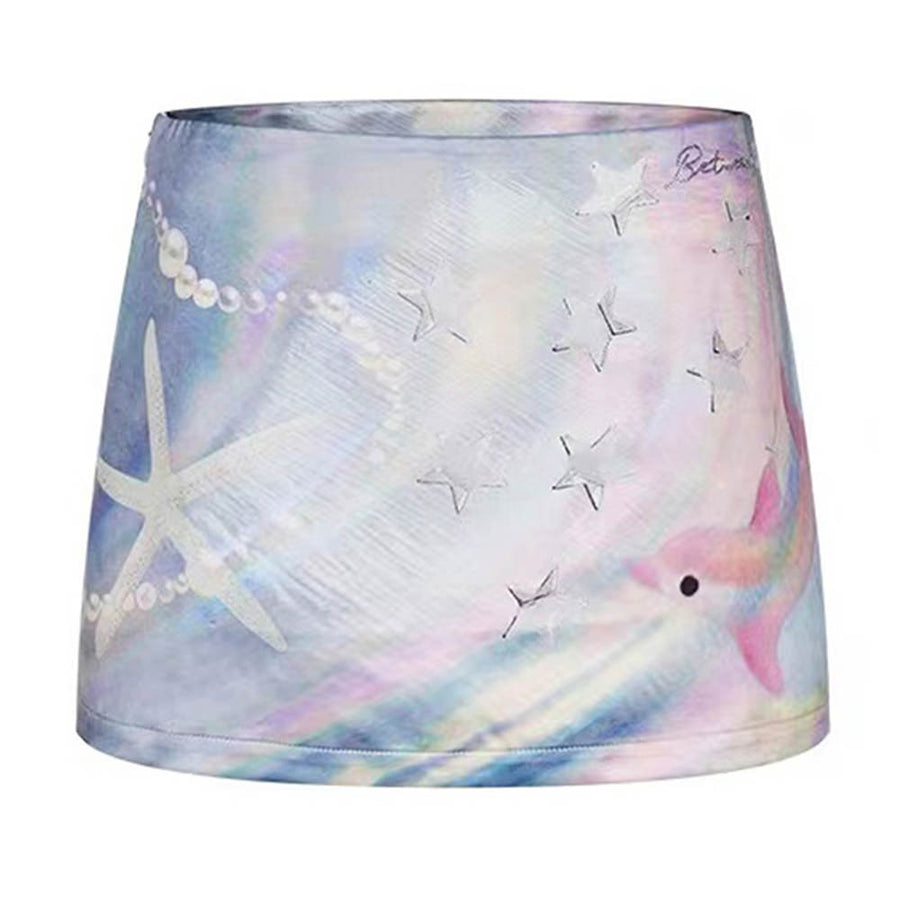 Boogzel Apparel Mermaidcore Mini Skirt