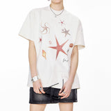 Boogzel Apparel Mermaidcore Ocean Print T-Shirt, view 3