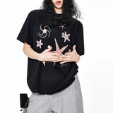 Boogzel Apparel Mermaidcore Ocean Print T-Shirt, view 4