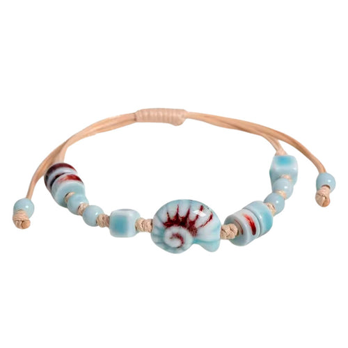 Boogzel Apparel Mermaidcore Shell Bead Bracelet