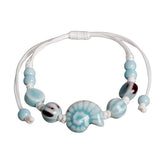 Boogzel Apparel Mermaidcore Shell Bead Bracelet, view 4