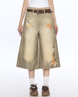 Boogzel Apparel Mermaidcore Wide-Leg Culottes, view 2