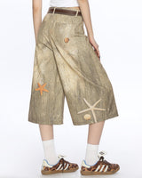 Boogzel Apparel Mermaidcore Wide-Leg Culottes, view 4