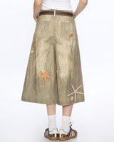 Boogzel Apparel Mermaidcore Wide-Leg Culottes, view 5