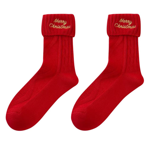 Boogzel Apparel Merry Christmas Knitted Socks