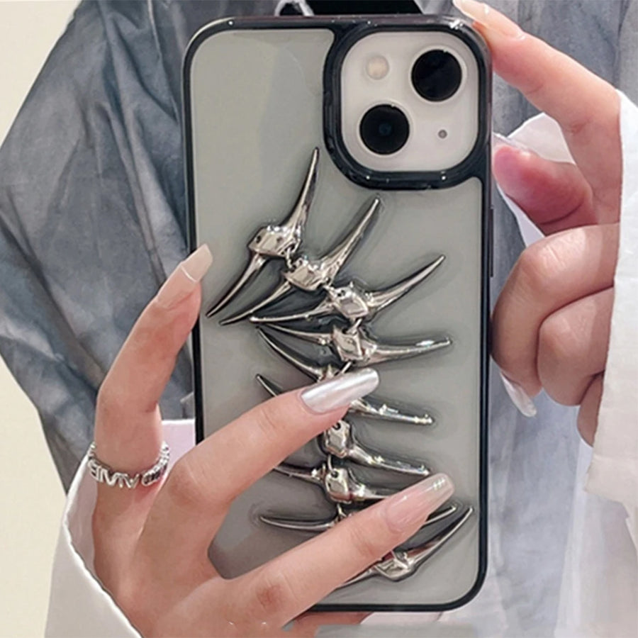 Boogzel Apparel Metal Fish Clear IPhone Case