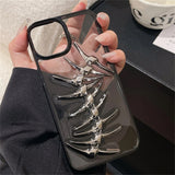 Boogzel Apparel Metal Fish Clear IPhone Case, view 2