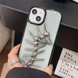 Boogzel Apparel Metal Fish Clear IPhone Case, view 3