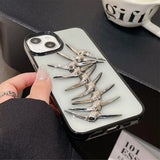 Boogzel Apparel Metal Fish Clear IPhone Case, view 4