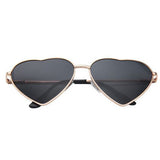 Boogzel Apparel Metal Frame Heart Shape Sunglasses, view 4