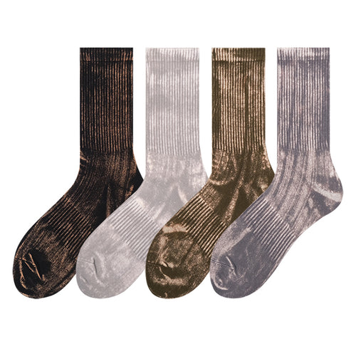 Boogzel Apparel Tie-Dye Effect Ribbed Socks