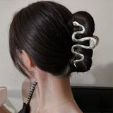 Boogzel Apparel Metallic Snake Hair Claw, view 3