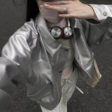 Boogzel Apparel Metallic Space Club Jacket, view 2