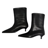 Boogzel Apparel Minimalist Aesthetic Ankle Boots, view 4