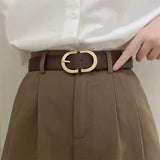 Boogzel Apparel Minimalist Aesthetic Buckle Belt, view 3